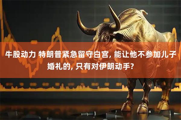 牛股动力 特朗普紧急留守白宫, 能让他不参加儿子婚礼的, 只有对伊朗动手?